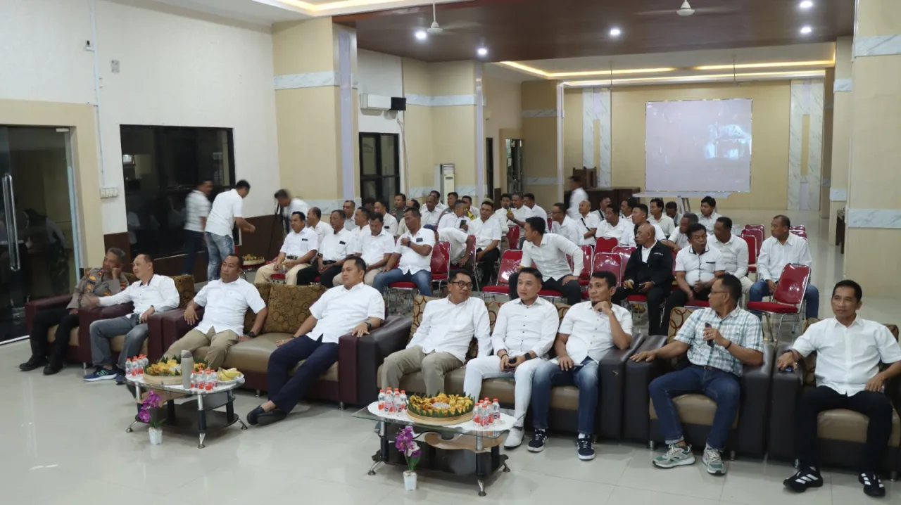 Polres Nganjuk Gelar Nobar Virtual Tasyakuran Hari Pahlawan 2025