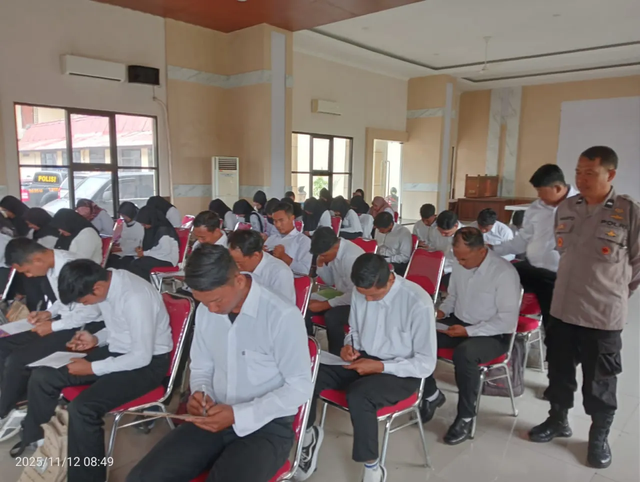 Rikkes dan Tes Psikologi Calon Pegawai SPPG Patianrowo Digelar di Polres Nganjuk