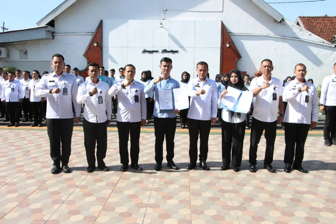 Setelah Resmi Dibuka, Lapas I Madiun Gelar Penandatanganan Perjanjian Pemagangan HUB Nasional