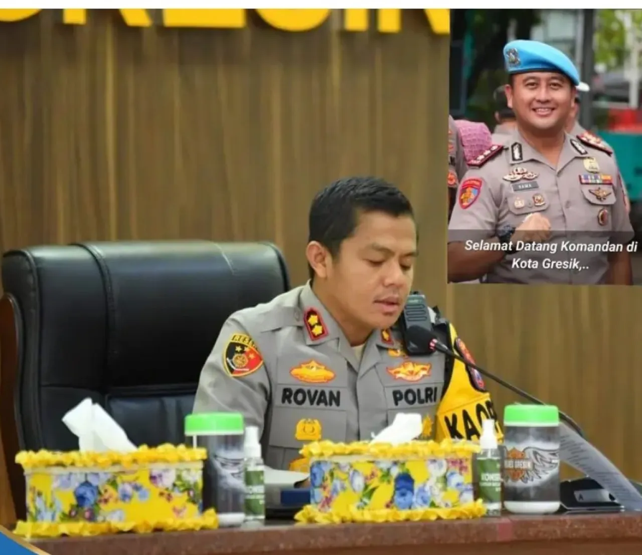 Mutasi Polri, AKBP Ramadhan Nasution Gantikan AKBP Rovan Richard Mahenu Sebagai Kapolres Gresik
