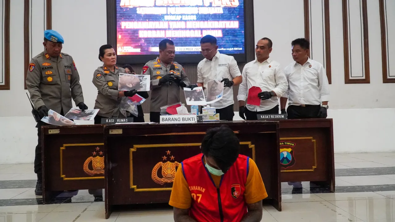 Polrestabes Surabaya Amankan Pelaku Penganiyan Berujung Maut di Ibiza Club Surabaya 