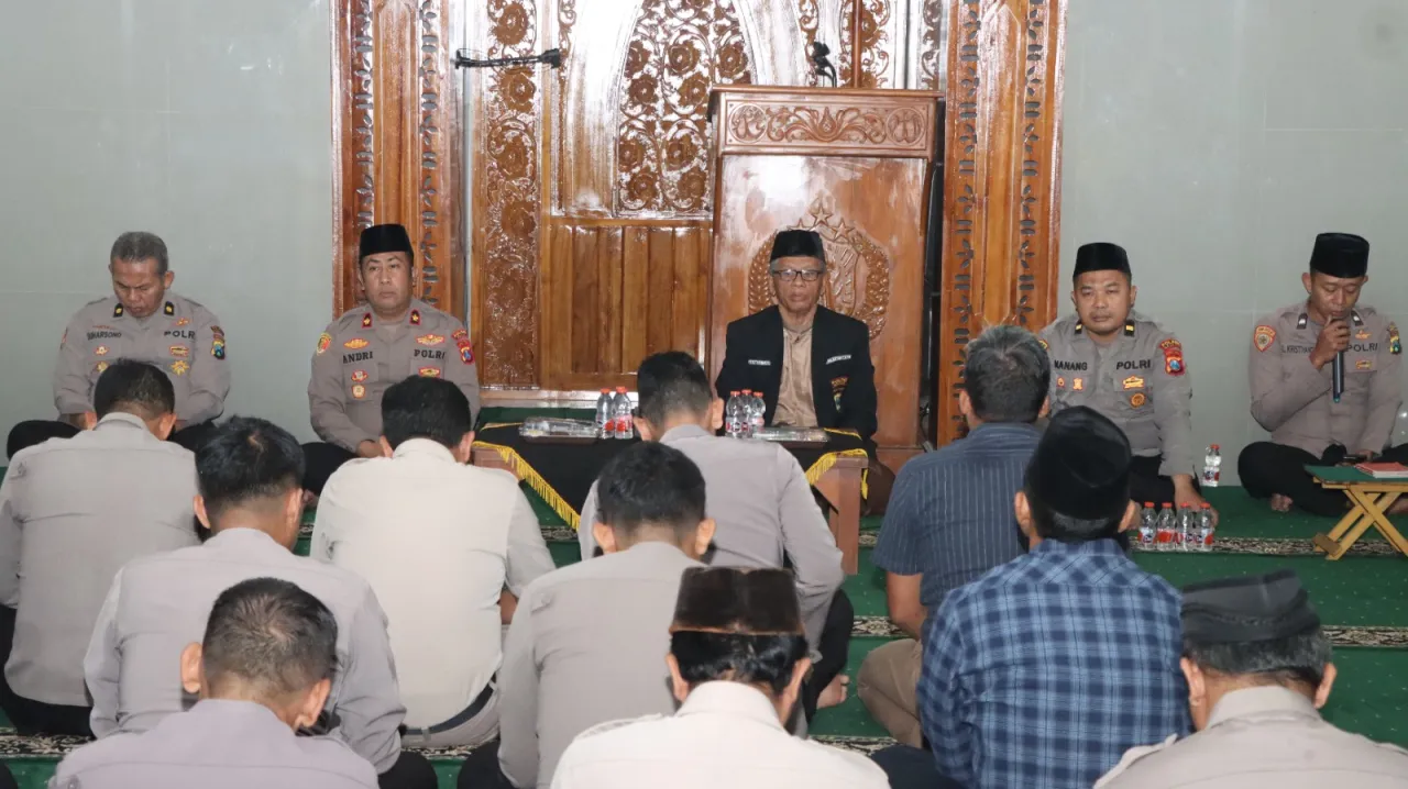 Binrohtal Polres Nganjuk Perkuat Spiritual Personel, Angkat Makna Doa Anak Sholeh