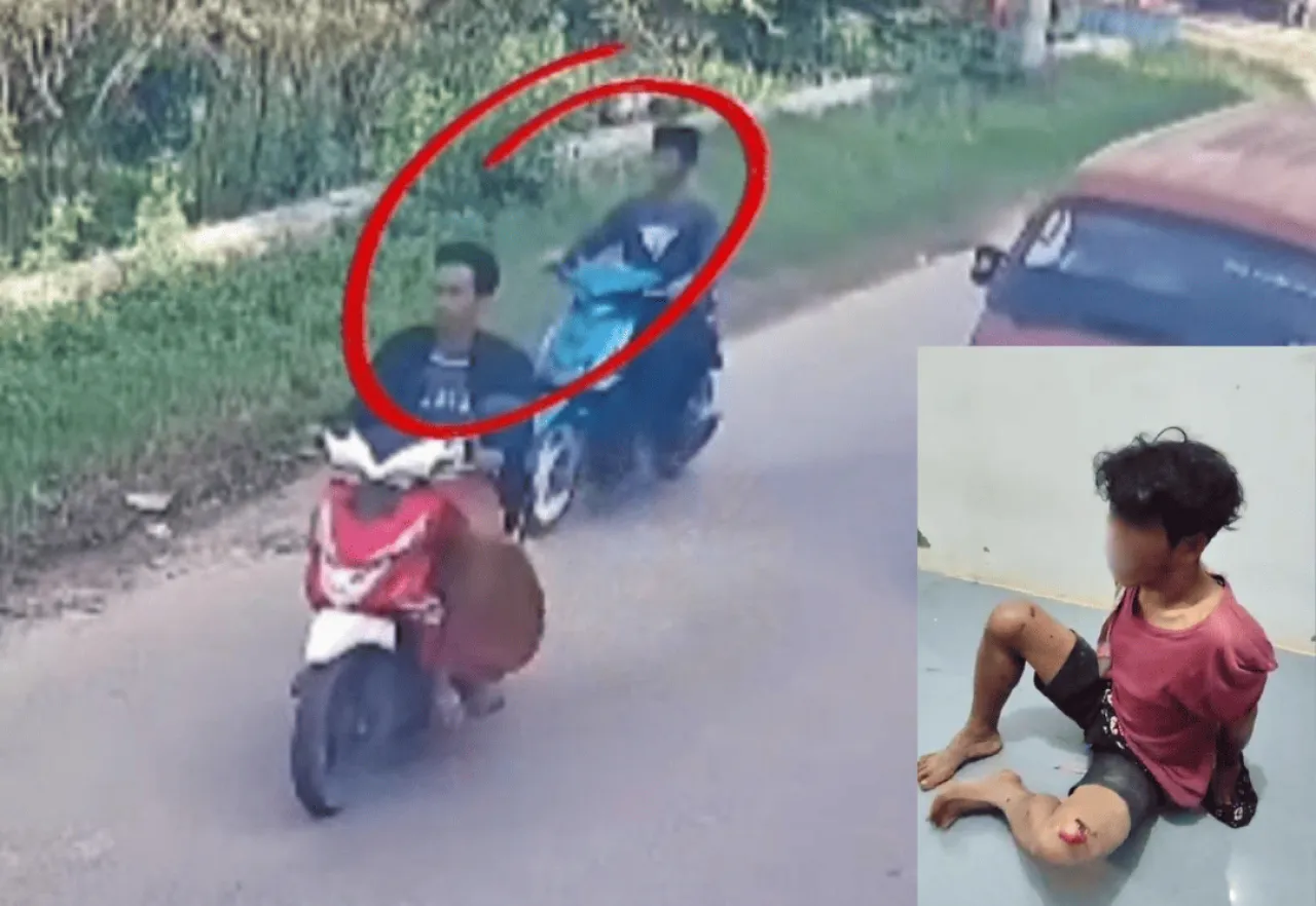 ‎Warga Ringkus Terduga Curanmor Usai Aksi Terekam CCTV, Polsek Omben Ambil Alih Penanganan ‎