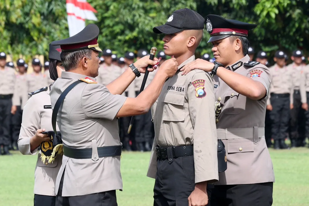 Kapolda Jatim Buka Pendidikan Bintara Polri Sampaikan Pesan Tegas Jaga Integritas