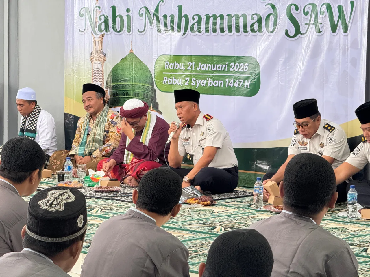 Pelaksanaan Kegiatan Isra' Mi'raj 1447 H di Lapas Narkotika kelas llA Pamekasan