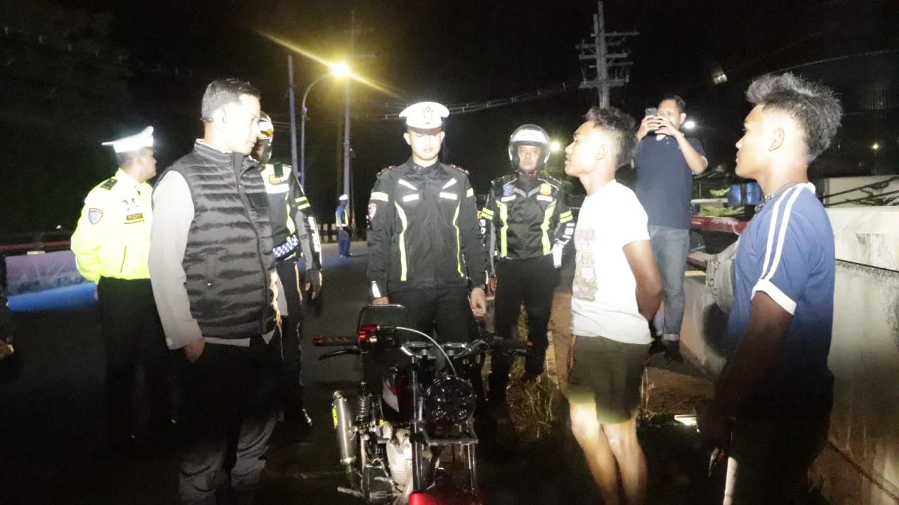 Kapolres Sumenep Pimpin Langsung Patroli KRYD Dini Hari, Antisipasi Balap Liar dan Gangguan Kamtibmas