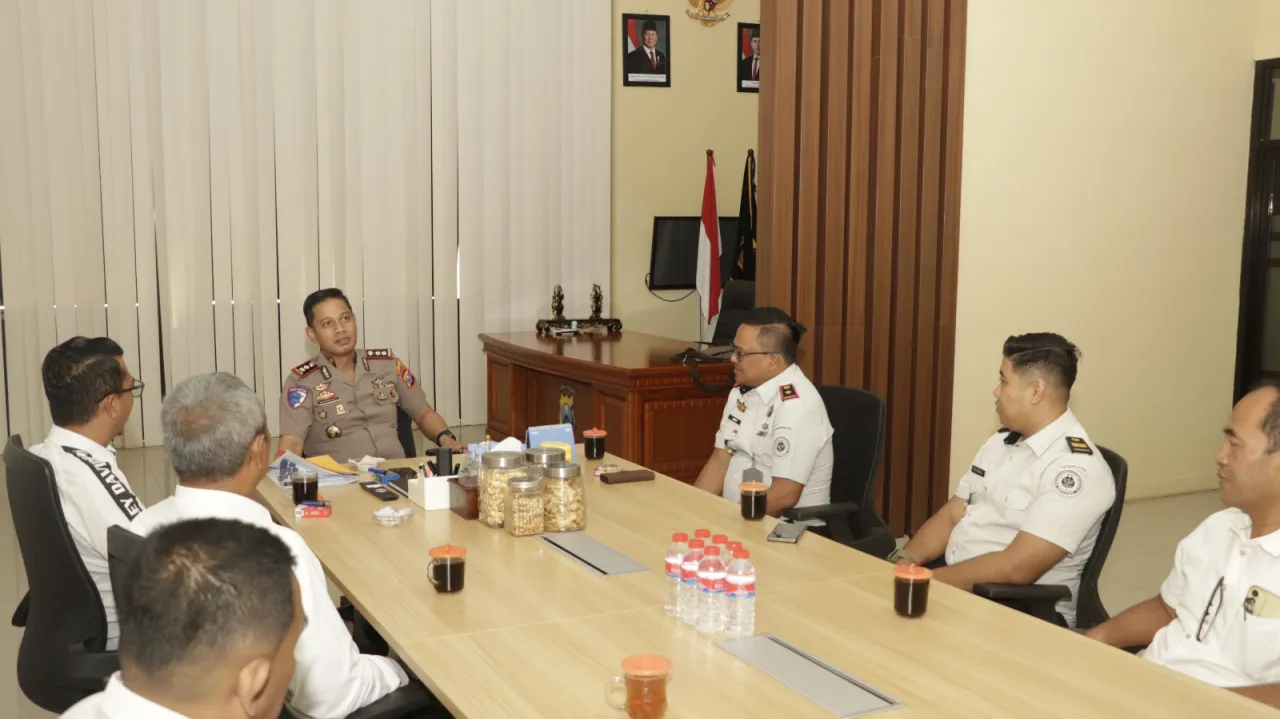 Perkuat Sinergi Antar Lembaga, Kapolres Sumenep Terima Silaturahmi Kepala Rutan Kelas IIB
