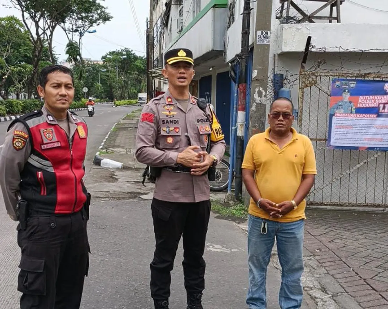 Kapolsek Bubutan Tinjau Lokasi Tawuran di Jalan Dupak, Imbau Remaja Patuhi Jam Malam