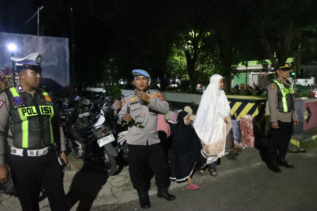 Polres Sumenep Kawal Kegiatan Keagamaan dan Sosial Said Abdullah Selama Ramadhan