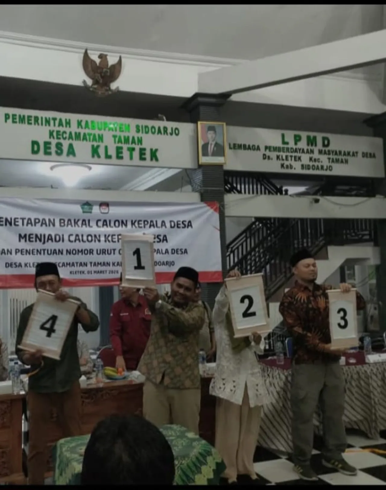 Simbol Kemenangan dan Keberkahan: H. Abd Mannan Resmi Raih Nomor Urut 1 dalam Pilkades Kletek 2026