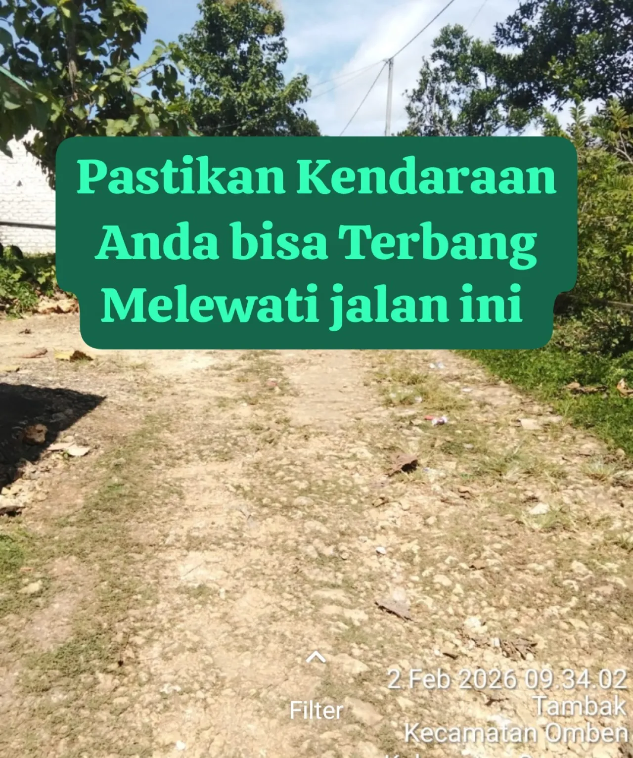 15 Tahun Jalan Rusak di Kateng Dhelem Tambak Omben, Wartawan Minta Klarifikasi Kades Malah Diblokir