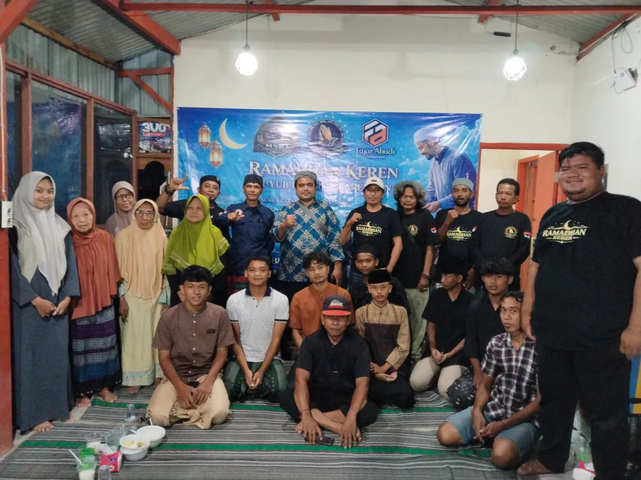 Semangat Ramadhan Keren: MSRI, Gubuk Tanpo Tinulis dan Fajar Abadi Guyub Rukun Sesarengan Tebar Kepedulian