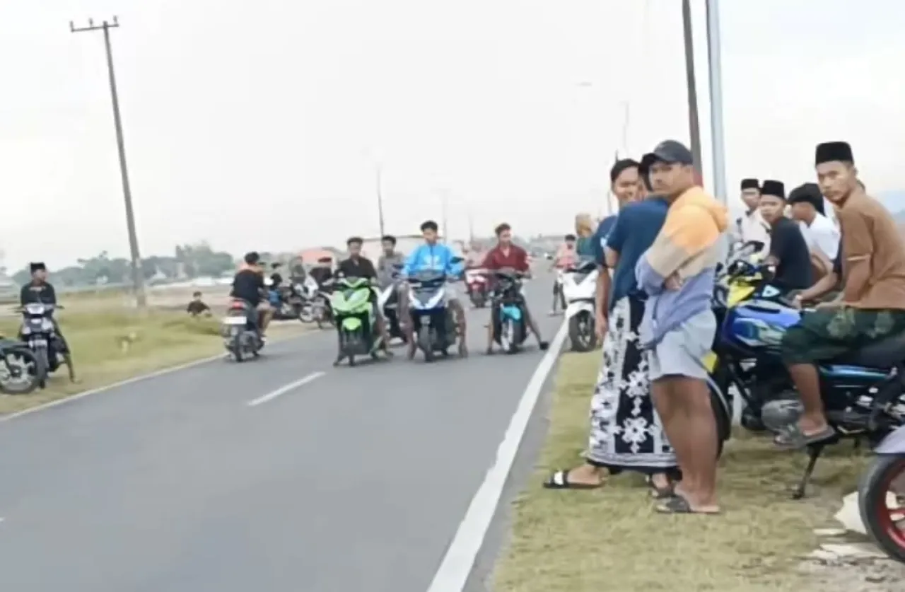 ‎Menjelang Takbiran, Balap Liar di Pangarengan Disiarkan Live, Polisi Disebut Tak Berani ‎