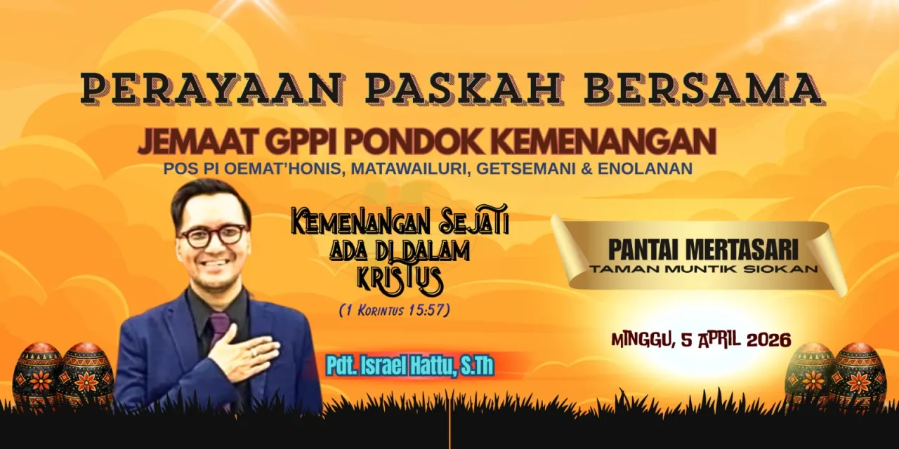 Perayaan Paskah di Pantai Mertasari Sanur Bali, Jemaat Pondok Kemenangan Bali Rayakan Kebangkitan Kristus