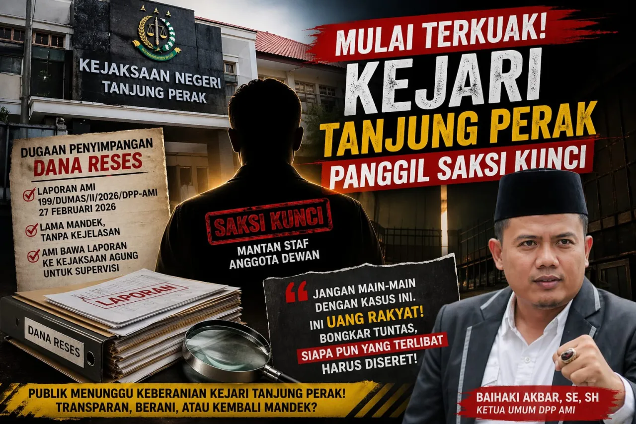 Kasus Dugaan Dana Reses Mulai Terkuak, Kejari Tanjung Perak Panggil Saksi Kunci, AMI Minta Jangan Main-Main