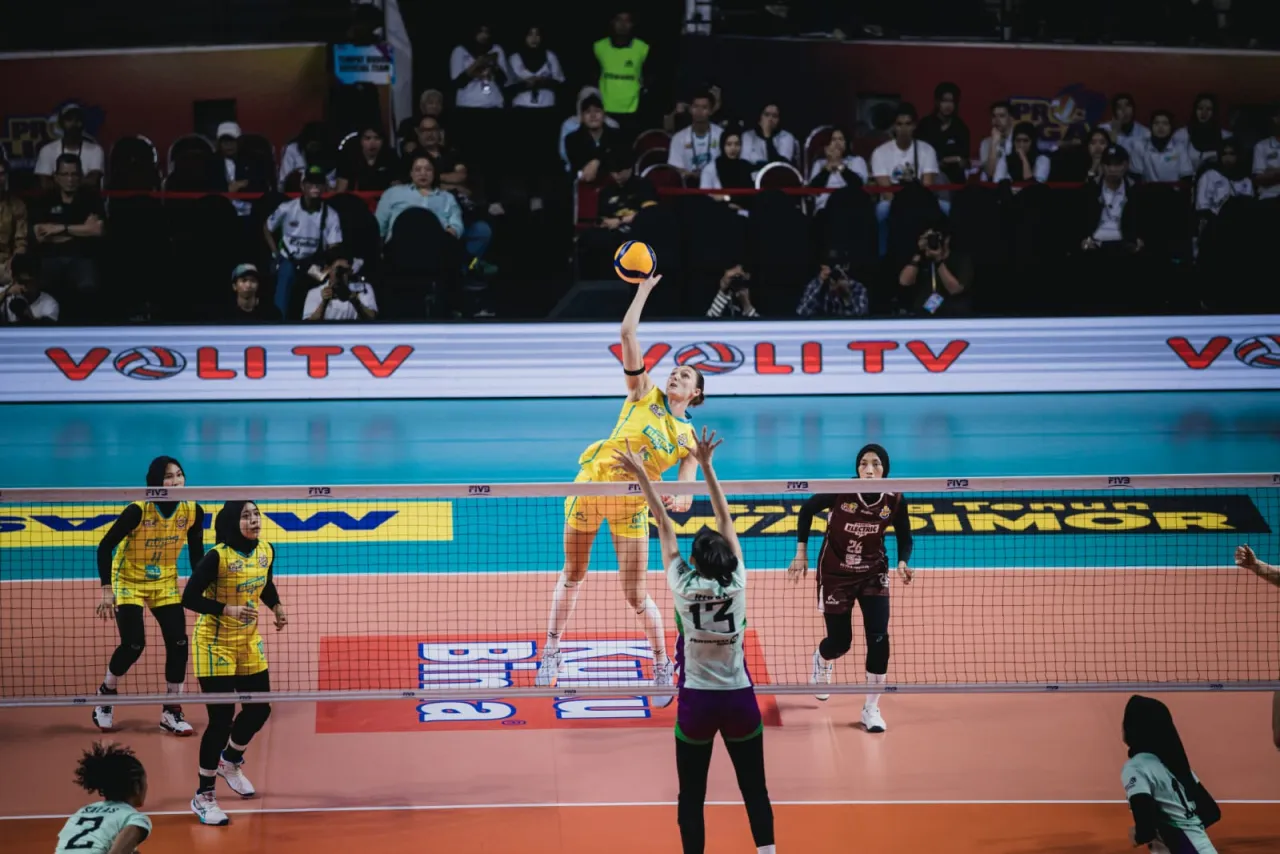Laga Sengit Final Four Proliga Surabaya, Electric PLN Mobile Tumbangkan Pertamina Enduro 3-2