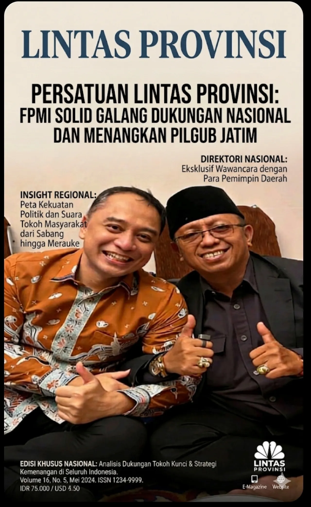 Restu dari Madura Abi Munif Tegaskan FPMI Solid Menangkan Eri Cahyadi di Pilgup Jatim