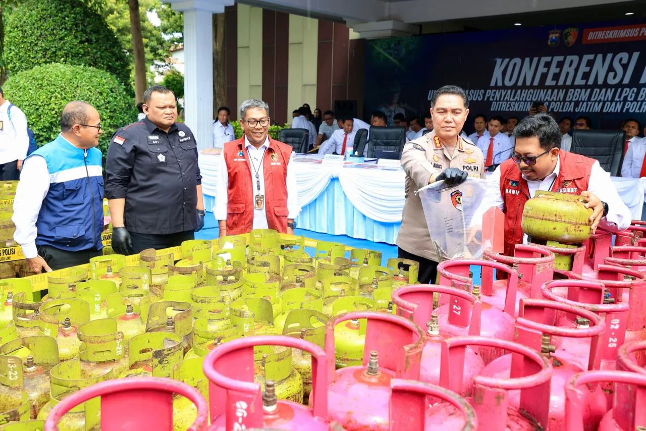 Polda Jatim Amankan 79 Tersangka Penyalahgunaan BBM dan LPG Bersubsidi