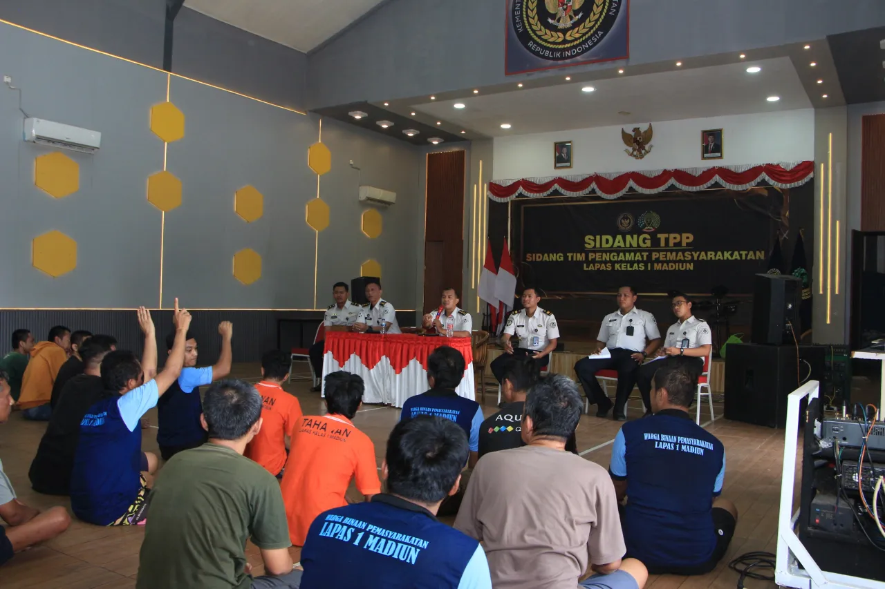 Tingkatkan Kinerja, Lapas I Madiun Hadiri Anev Triwulan I Tahun 2026 Secara Daring