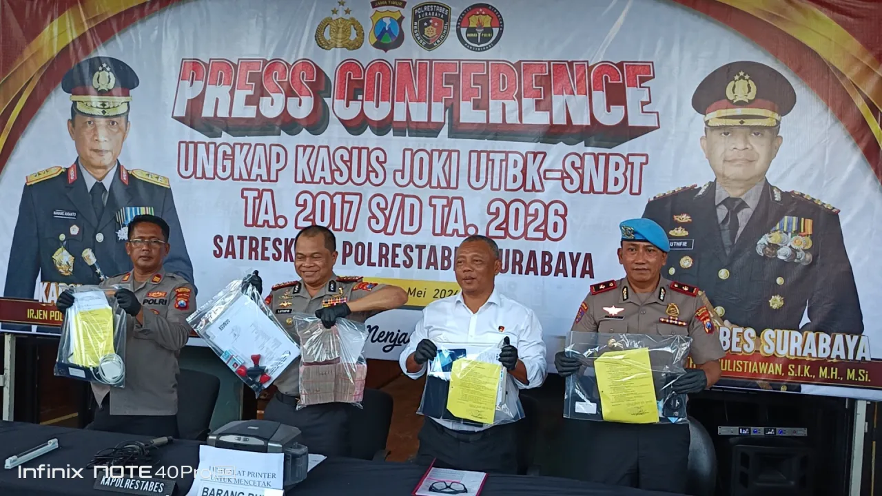 Polrestabes Surabaya Bongkar Sindikat Joki UTBK-SNBT, Beroperasi Sejak 2017 hingga 2026