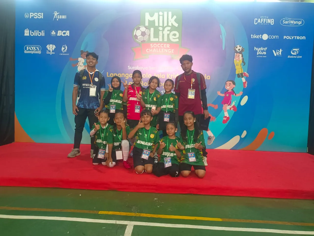 SDN Ketabang I Menang Tipis 3-2 atas SDN Banyu Urip III/364 di Ajang Milk Life U-10
