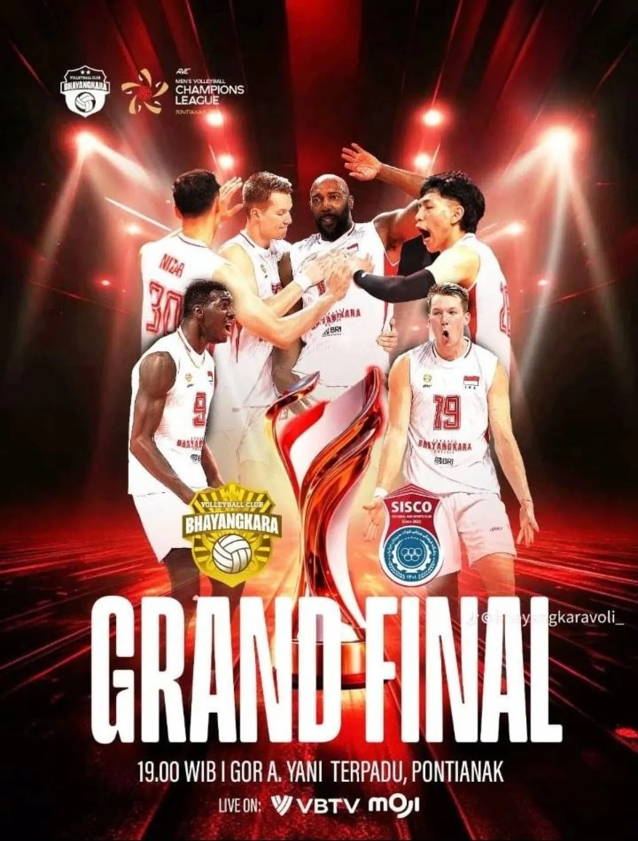 Grand Final AVC Men’s Volleyball Champions League 2026 Siap Digelar di Pontianak
