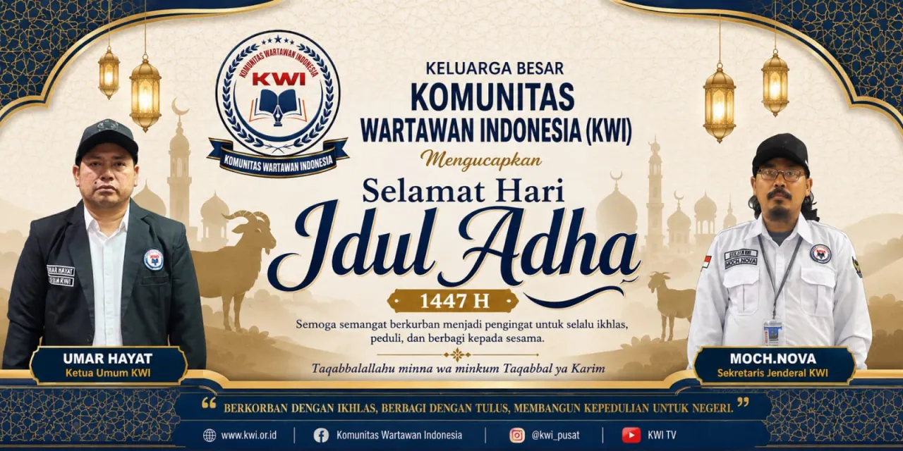 Keluarga Besar KWI Sampaikan Ucapan Selamat Hari Raya Idul Adha 1447 H