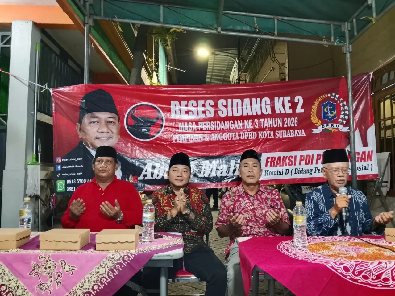 Serap ASPIRASI Warga Semampir, ABDUL MALIK Jabarkan Program Pendidikan Hingga Kesehatan PEMKOT Surabaya