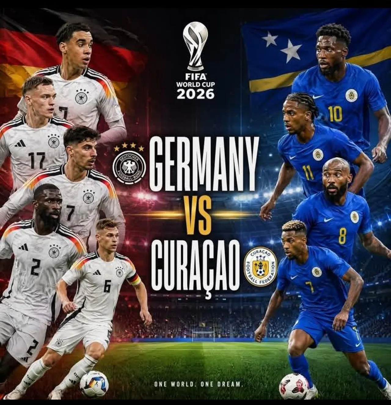 Jerman Pesta Gol, Hancurkan Curacao 7-1 di Houston