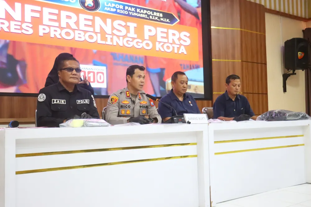 Polres Probolinggo Kota Amankan 5 Tersangka Pelempar Bondet di Mayangan