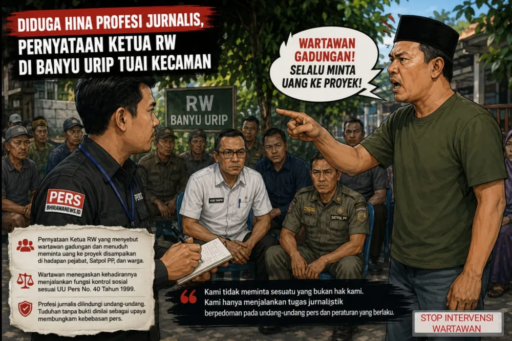 Kabiro Surabaya Bhirawanews. id Dihina dan Dituduh Gadungan Oleh Ketua Banyu Urip,Wartawan: Kami Hanya Jalankan  Kontrol