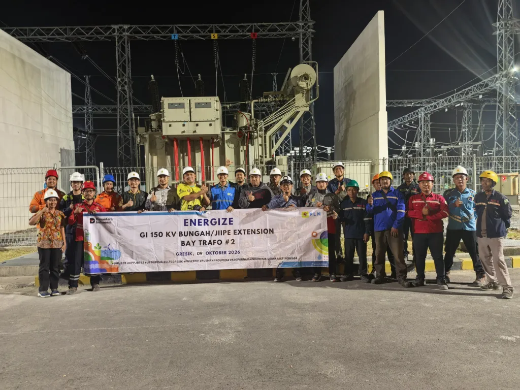 Wujud Sinergi Lintas Instansi, PLN UIP JBTB Energize Trafo 60 MVA GI 150 kV Bungah, Perkuat Keandalan Listrik Gresik