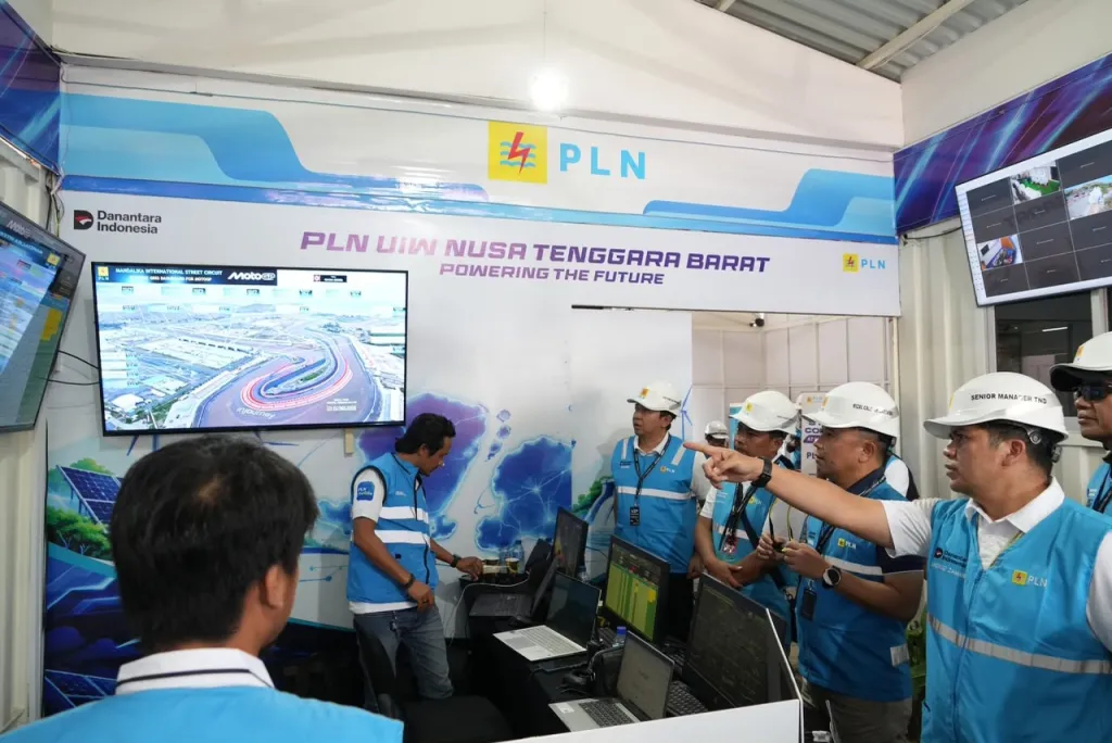 PLN Siap Jaga Keandalan Listrik MotoGP Mandalika 2026, Direktur Pembangkitan Pantau Langsung Lewat Control Room