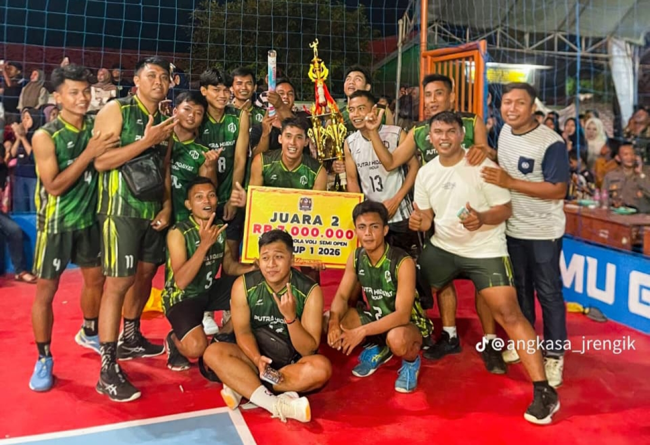 ANGKASA team asal Jrengik peraih runner-up diajang JMU CUP I 2026 di Sampang/Istimewa) Bn.