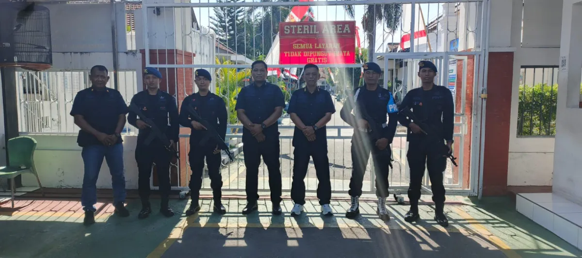 Brimob Kompi 4 Batalyon C Pelopor Tingkatkan Kewaspadaan di Lapas Kelas I Madiun