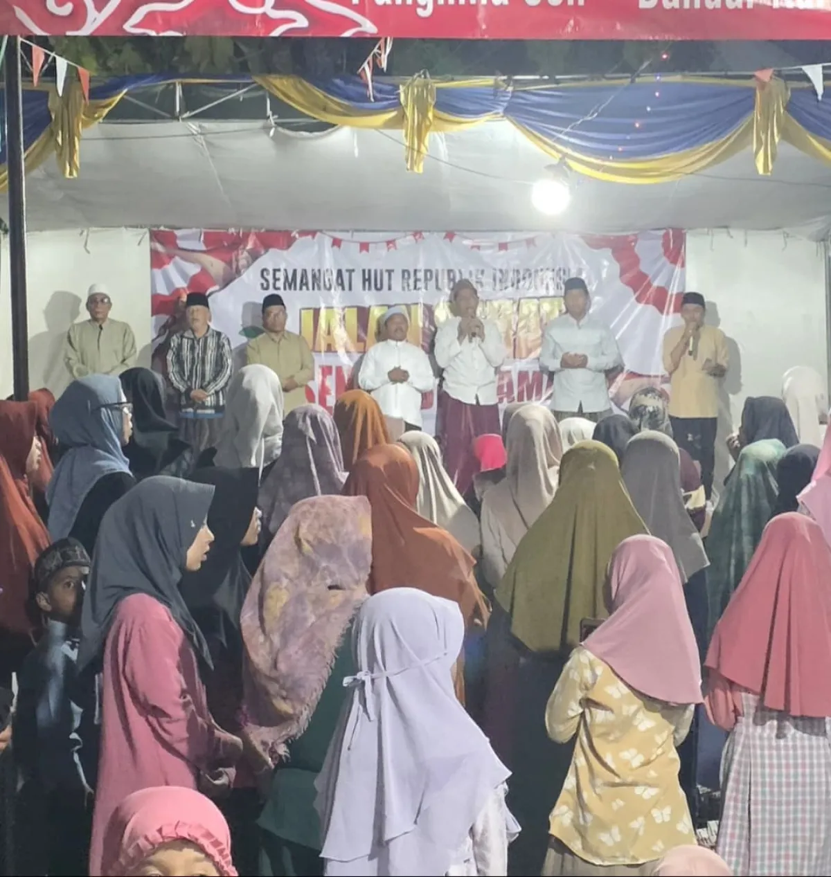Warga Merapi RT 2 RW 2 Gelar Istighosah dan Peringatan Maulid Nabi SAW Bertepatan dengan Momen Kemerdekaan RI ke 81