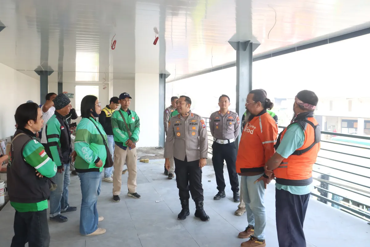 Polres Mojokerto Sulap Pos Kenanten Jadi Stasiun Terpadu Ramah Ojol, Dilengkapi IGD dan Peralatan Medis