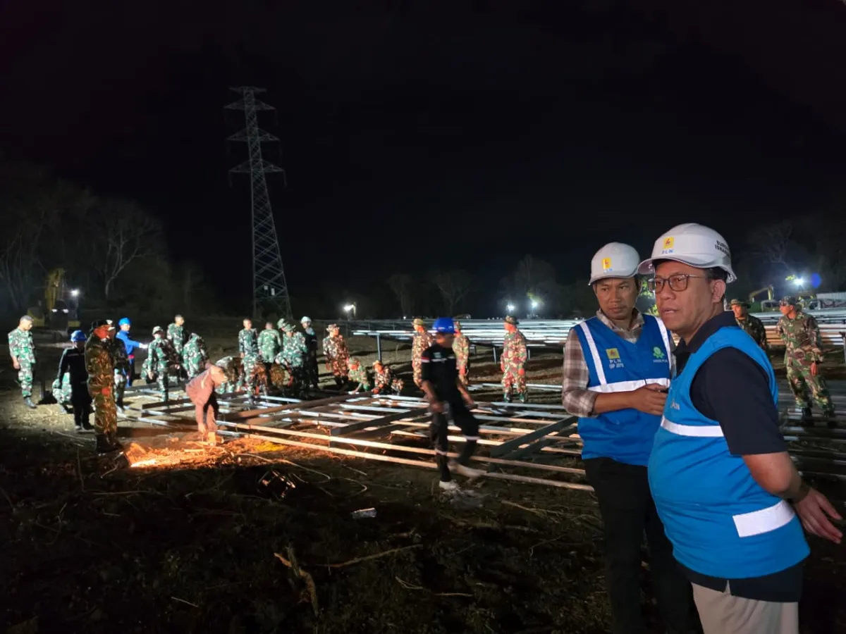 PLN UIP JBTB All-Out Dukung Groundbreaking PLTS 100 GWp Gilimanuk oleh Presiden Prabowo