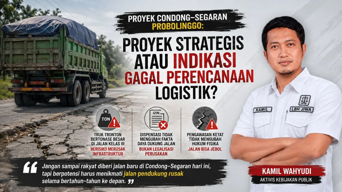 Aktivis Tolak Truk Tronton di Jalan Kelas III Proyek Condong–Segaran, Dispensasi Dinilai Tak Bisa Jadi Pembenaran