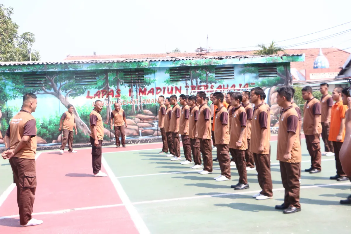 Tumbuh  Bersama Lapas Kelas I Madiun Perkuat Pembinaan Kepribadian Warga Binaan melalui Kegiatan Pramuka