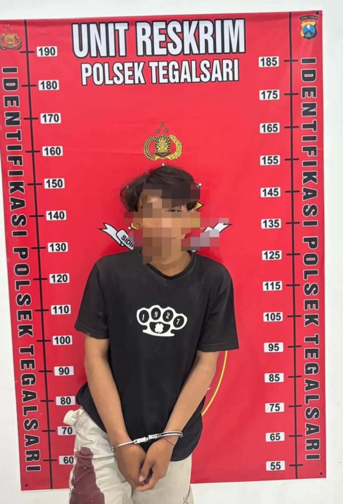 Polsek Tegalsari Surabaya Amankan Terduga Pelaku Curanmor, Beraksi di 11 Lokasi